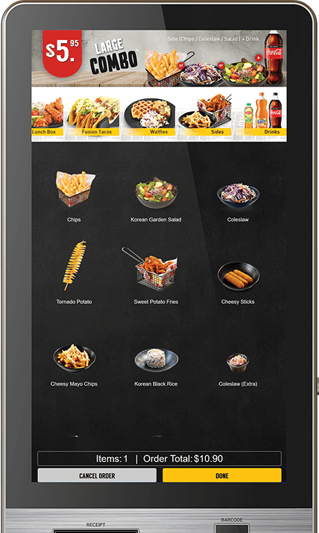 self order kiosk fast food